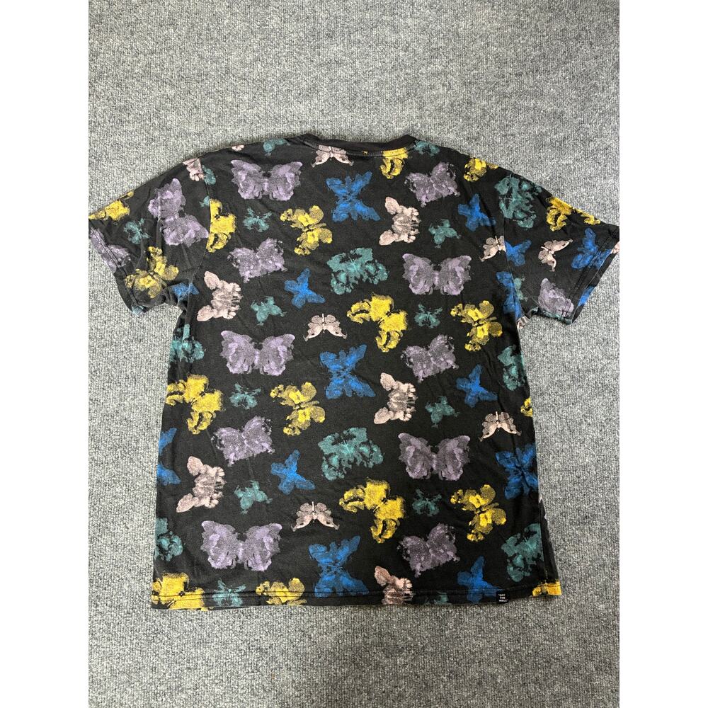 Vans Off The Wall Shirt Unisex t-Shirt Size L butterly multicolor print skater - Picture 3 of 5